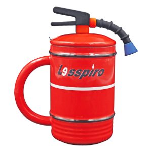 Taza extintor rojo Lesspiro