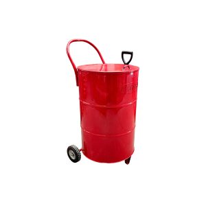 Arenero contra incendio Vertical Móvil con capacidad de 200 L color Rojo