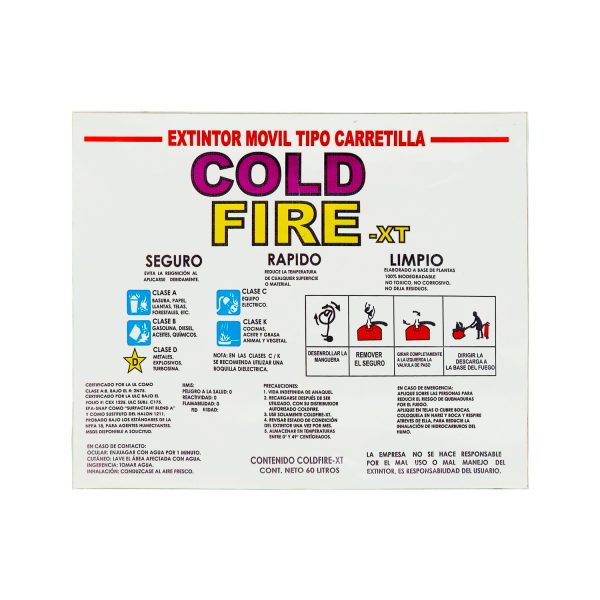 Instrucciones y uso Cold Fire U.M.