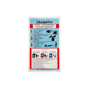 Etiqueta p/ext HFC236fa Lesspiro portati