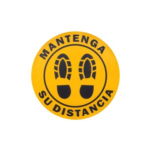 Etiqueta Mantenga su Distancia