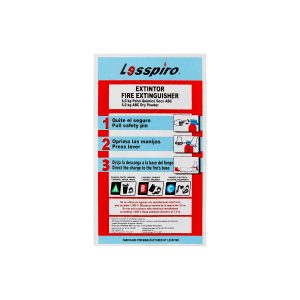 Etiqueta Instrucciones Lesspiro 6.0 kg