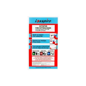 Etiqueta Instrucciones Lesspiro 9.0 kg