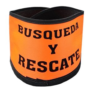 Brazalete busqueda y rescate Naranja