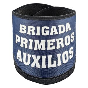 Brazalete Brigada Primeros Auxilios Azul