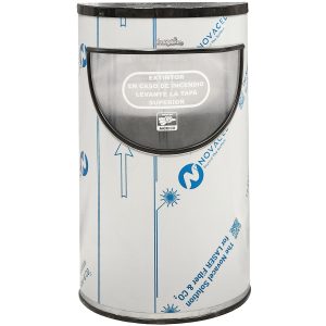 Portaextintor 9.0 kgs pqs media luna