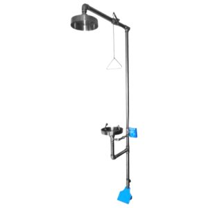 Regadera mix Acero inox c/2 roc y pedal