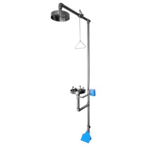Regadera mix Acero inox c/4 roc y pedal