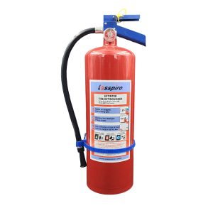 Extintor Lesspiro cargado de 6 kilos P.Q.S. - equipo de protección contra incendios