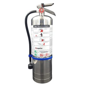 Extintor para batería de litio 6 Litros inoxidable Lesspiro