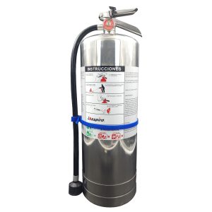Extintor para batería de litio 9 Litros inoxidable Lesspiro