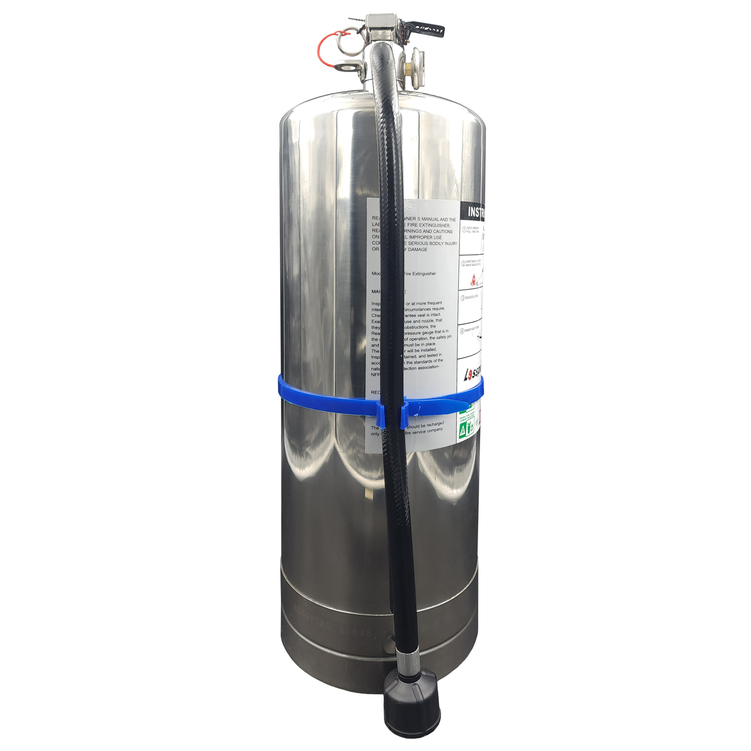 Extintor para batería de litio 9 Litros inoxidable Lesspiro - Image 2